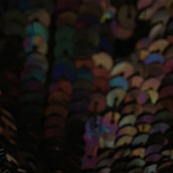 Sequined Backpack/Purse Black Vintage - Picture 6 of 6